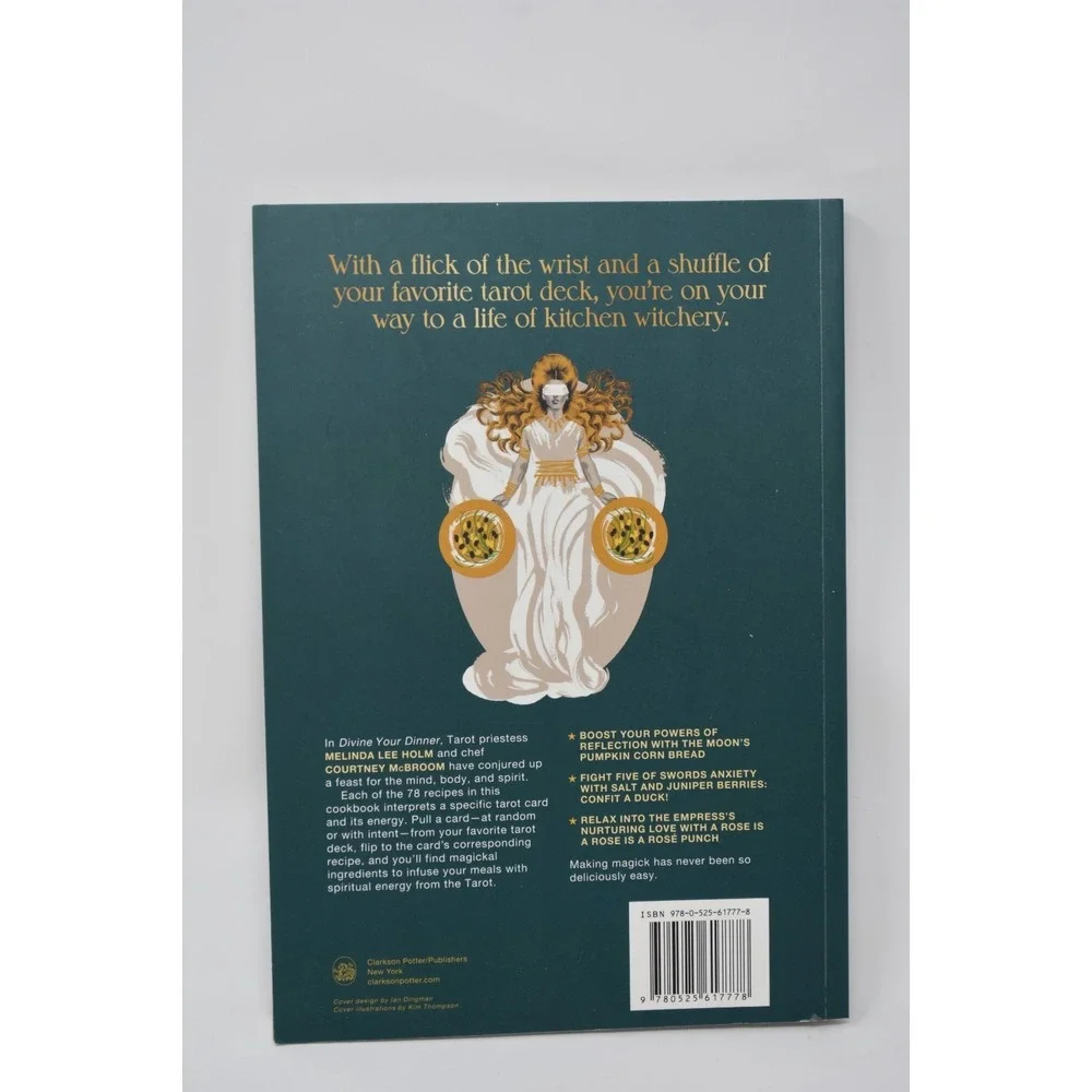 Divine Your Dinner Tarot Cookbook Kitchen Witchery Paperback